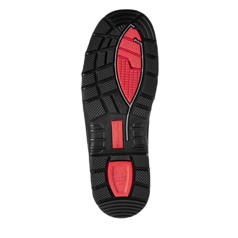 KingGee Men's Phoenix Zip/Lace Composite Safety Work Boots 6" - Black