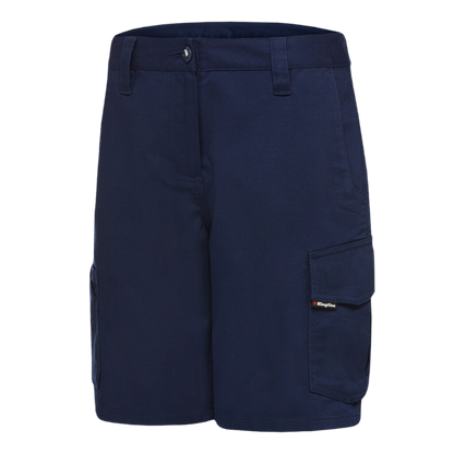 KingGee Women's Workcool 2 Lightweight Cargo Shorts - Navy