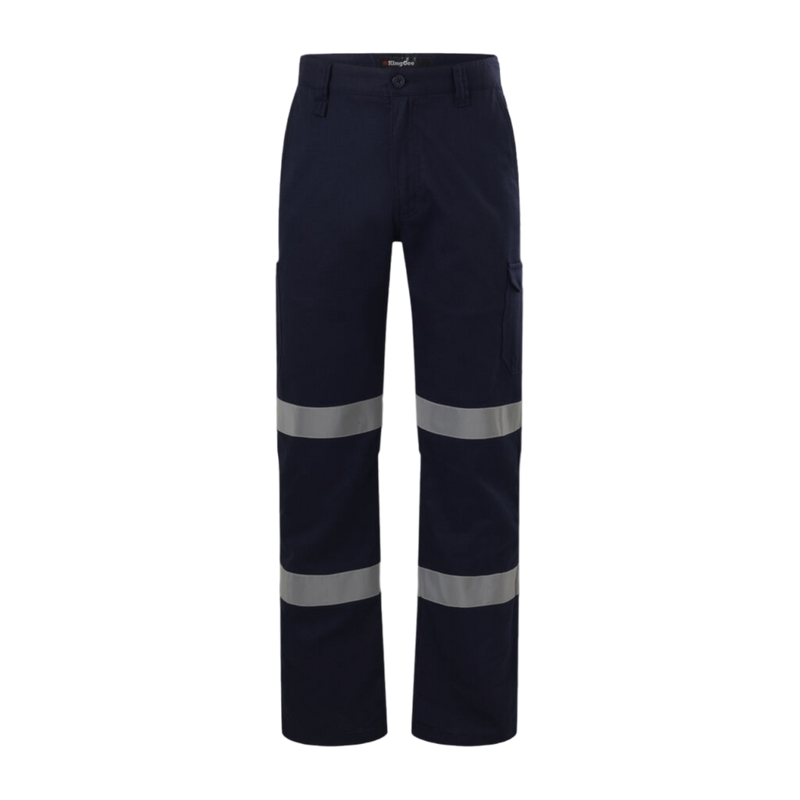 KingGee Men's Workcool Cargo Pant Taped Navy