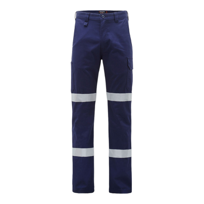 KingGee Men's Originals Stretch Reflective Biomotion Cargo Work Pants - Navy
