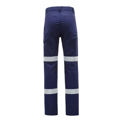 KingGee Men's Originals Stretch Reflective Biomotion Cargo Work Pants - Navy