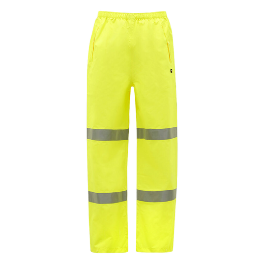 KingGee Men's Hi-Vis Waterproof Reflective Work Pants - Yellow