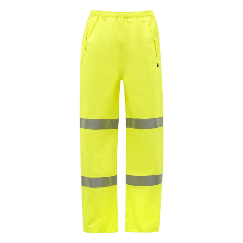 KingGee Men's Hi-Vis Waterproof Reflective Work Pants - Yellow