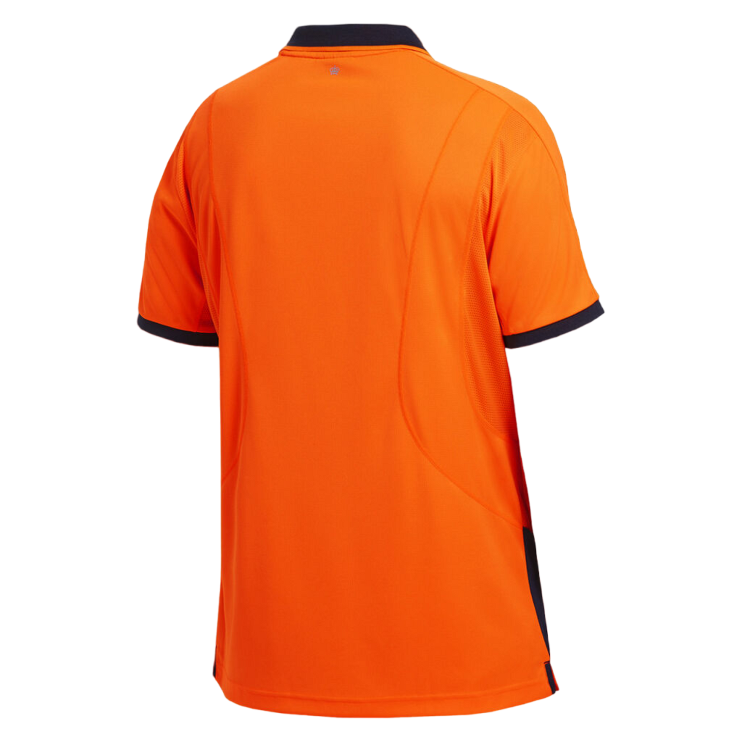 KingGee Men's Workcool Hyperfreeze Hi-Vis Lightweight Short Sleeve Polo - Orange/Navy