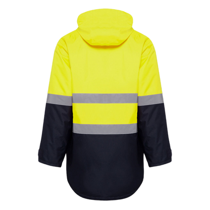 KingGee Men's Hi-Vis Reflective Waterproof Insulated Jacket - Yellow/Navy