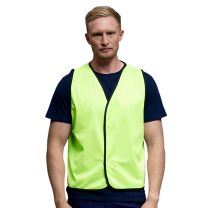 KingGee Men's Hi-Vis Vest - Hivis Yellow