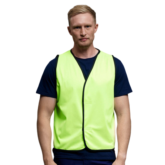 KingGee Men's Hi-Vis Vest - Hivis Yellow