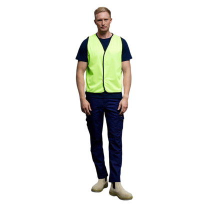 KingGee Men's Hi-Vis Vest - Hivis Yellow