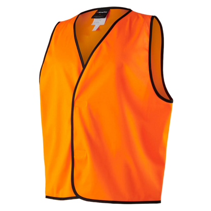 KingGee Men's Hi-Vis Vest - High Vis Orange