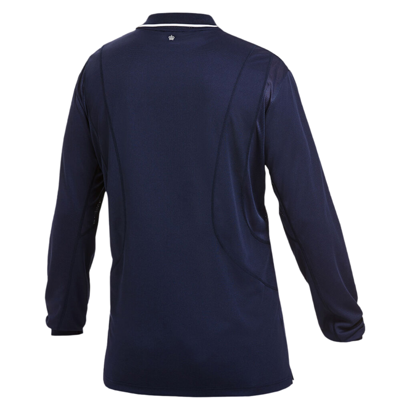 KingGee Men's Workcool Long Sleeve Polo Shirt - Navy