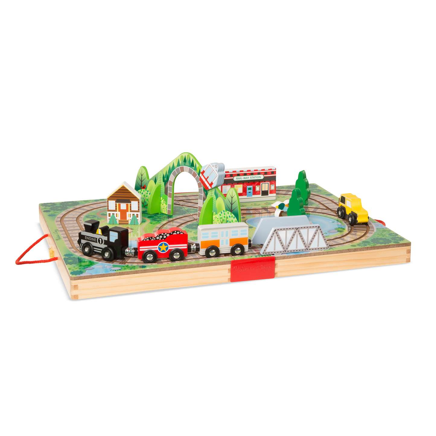 Melissa & Doug - Take-Along Railroad