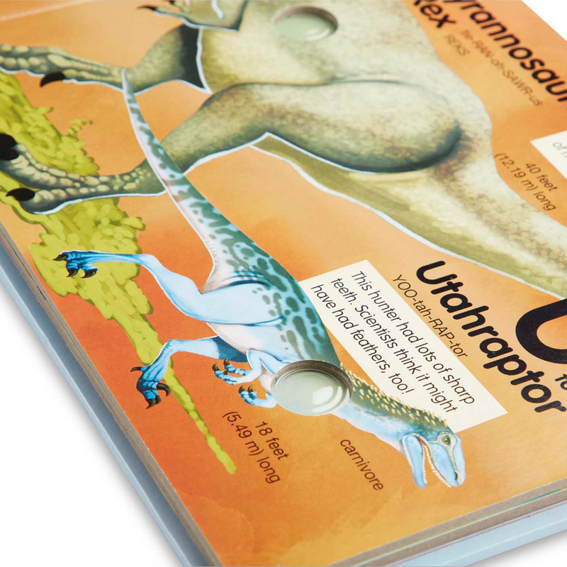 Melissa & Doug - Poke-A-Dot - Dinosaurs A to Z Book
