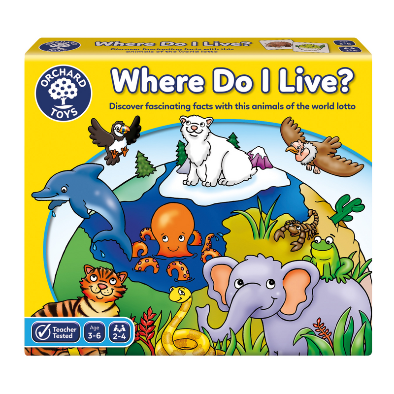 Orchard Game - Where Do I Live? Lotto