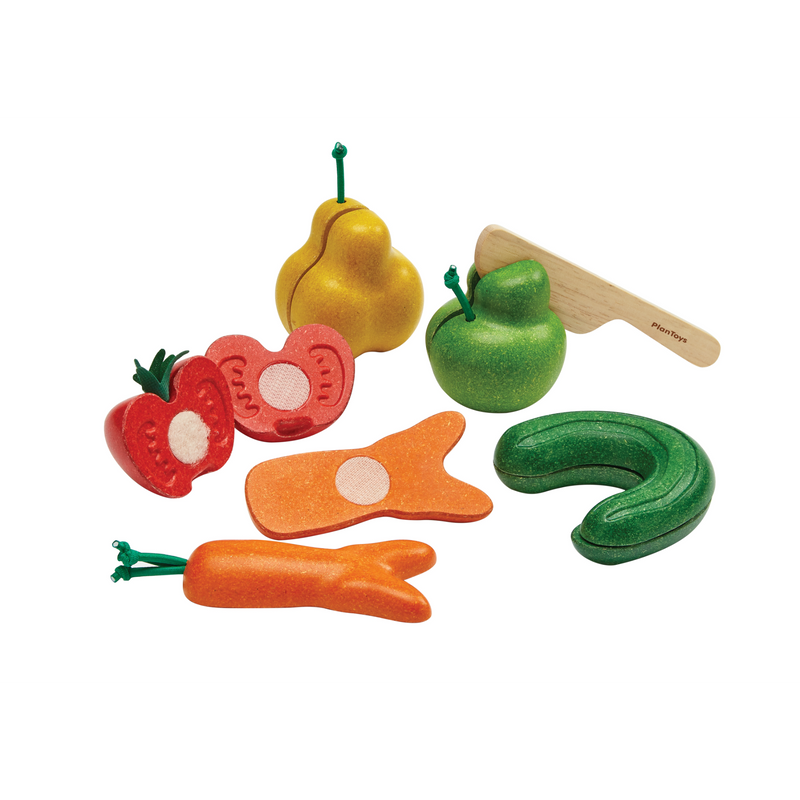 PlanToys - Wonky Fruit & Vegetables