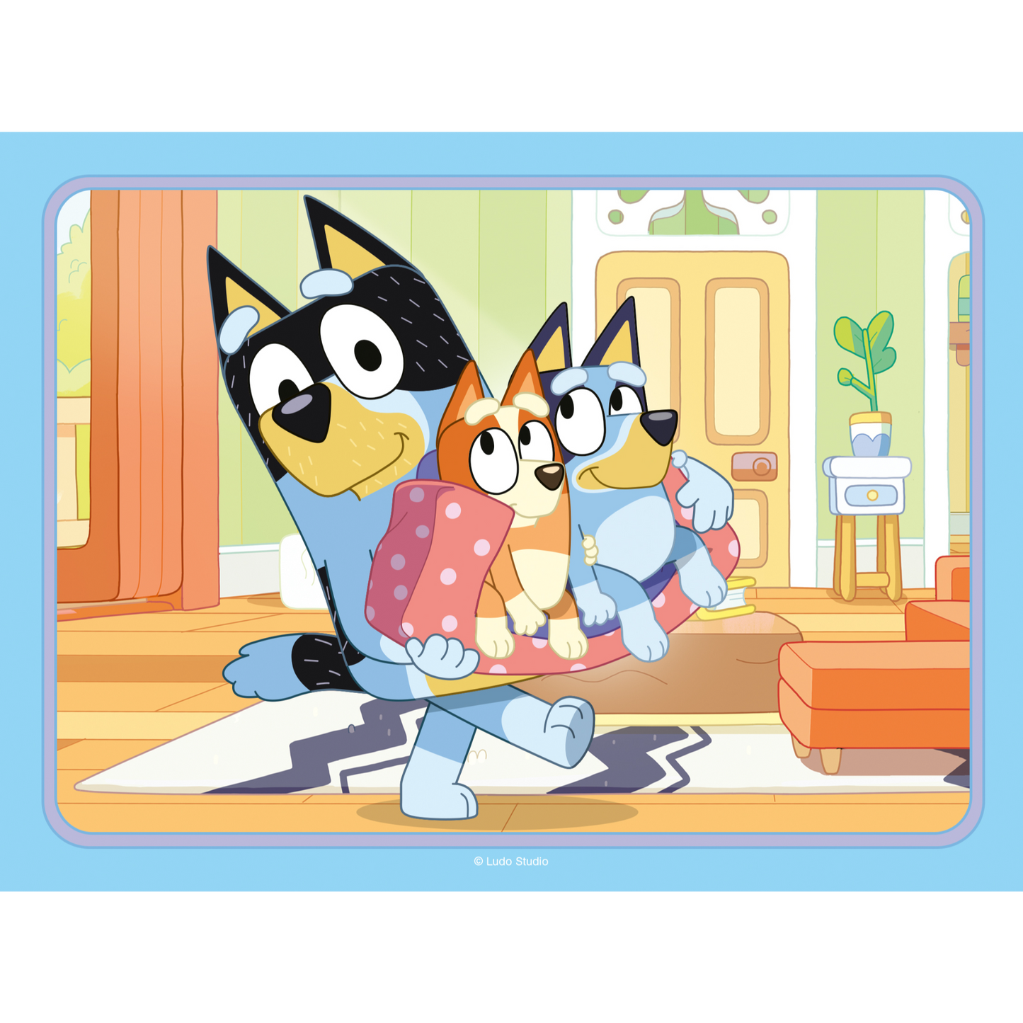 Ravensburger - Bluey Gotta Be Done! Puzzle 4x42pc