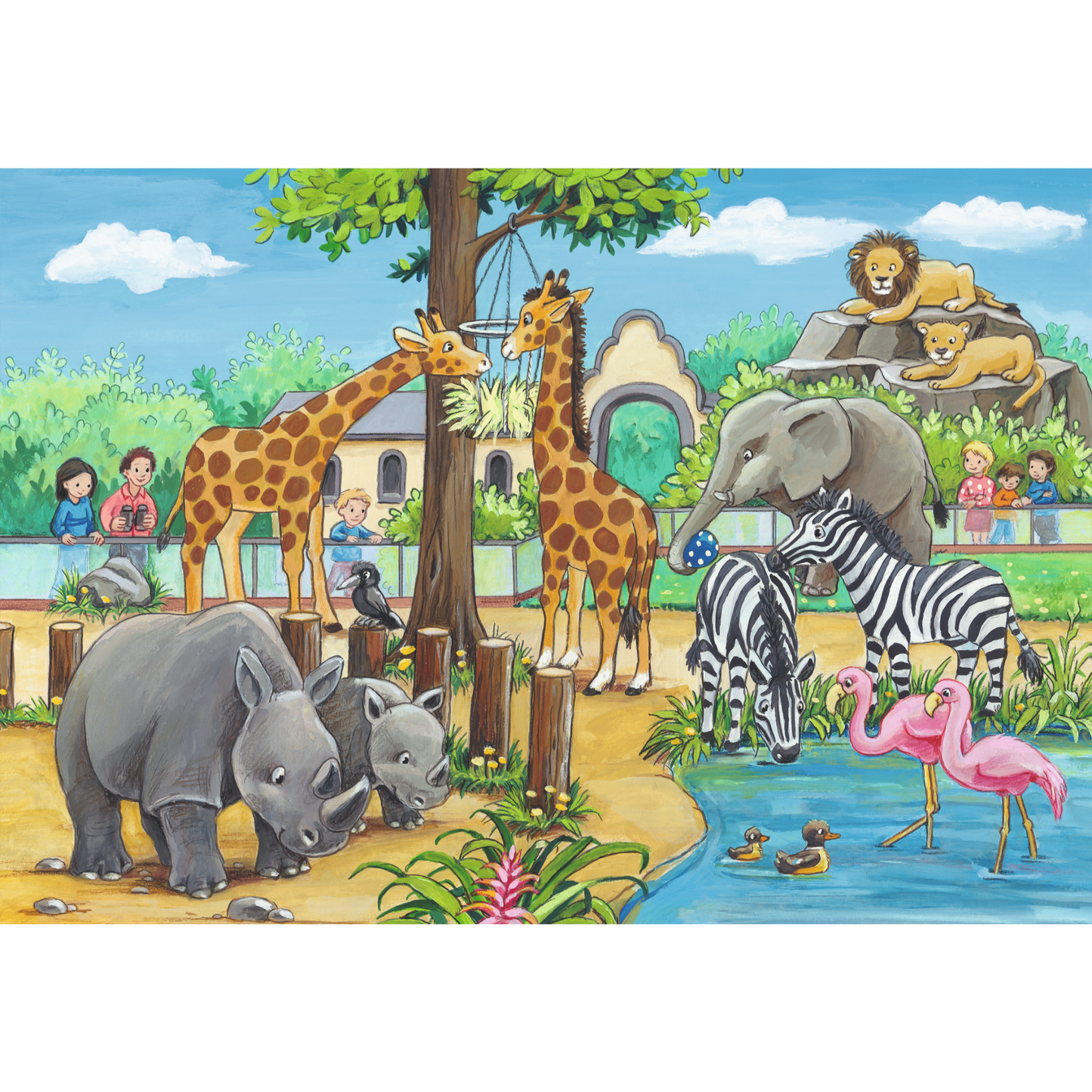 Ravensburger - Welcome to the Zoo Puzzle 2x24 pieces