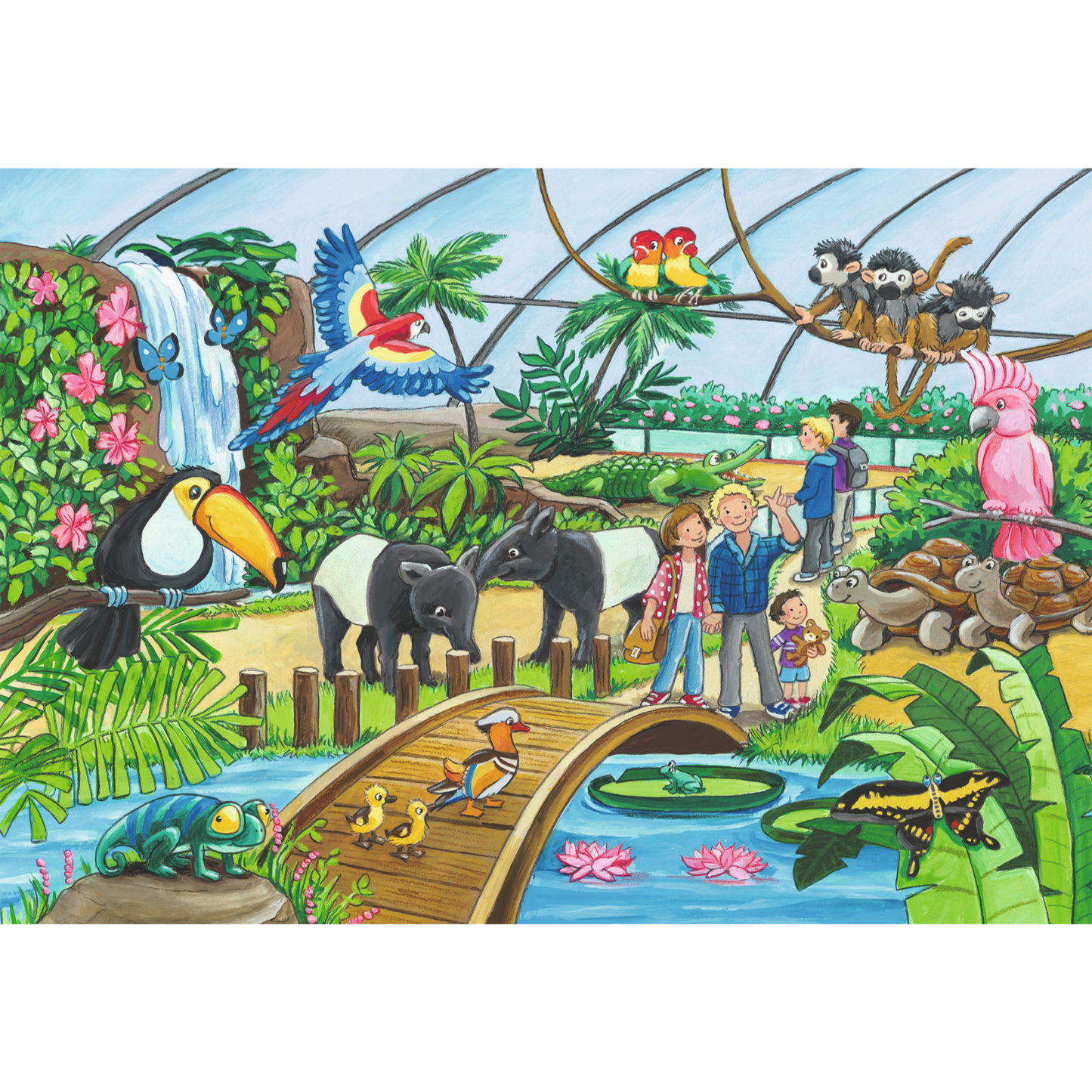 Ravensburger - Welcome to the Zoo Puzzle 2x24 pieces