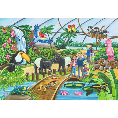Ravensburger - Welcome to the Zoo Puzzle 2x24 pieces