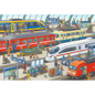 Ravensburger - Busy Train Station Puzzle 2x24 pieces