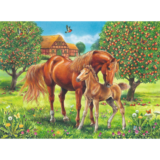 Ravensburger - Horses in the Field Puzzle 100 pieces
