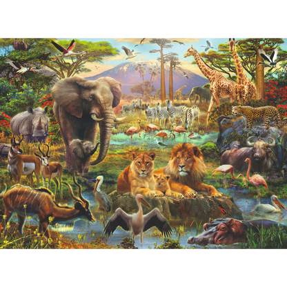 Ravensburger - Animals of the Savanna 200 pieces