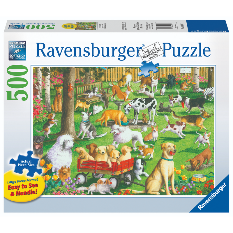 Ravensburger - At the Dog Park Puzzle 500 pieces Lge Format