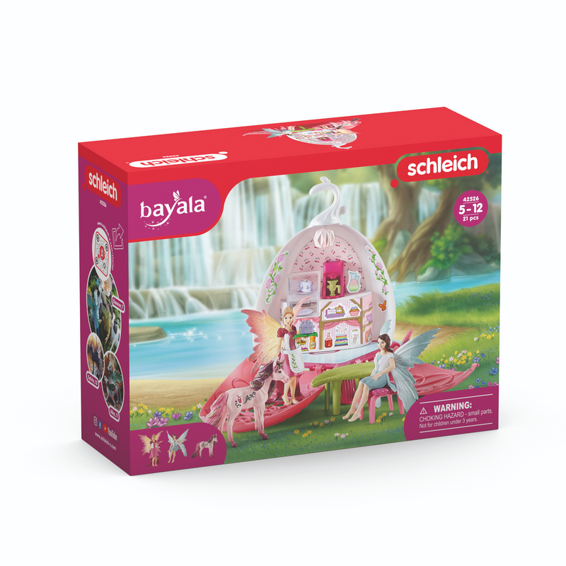 Schleich Bayala - Biblioteca Mistica Floreale Con Fata Blossom E Cristallo Incantato - Gioco Da Collezione - 2