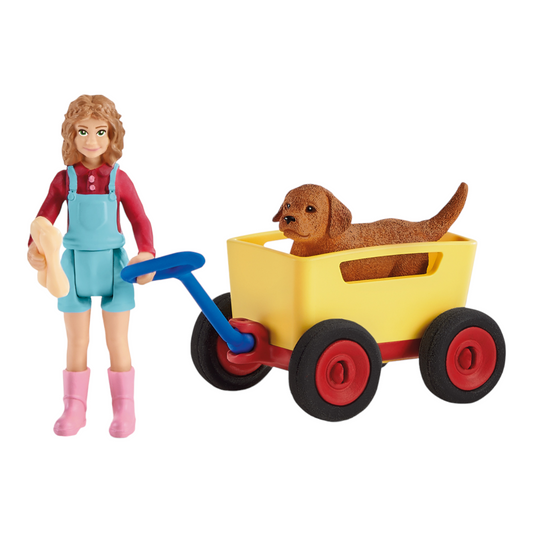 Schleich - Puppy Wagon Ride