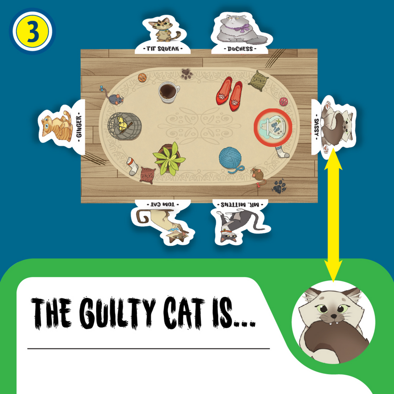 ThinkFun - Cat Crimes Game