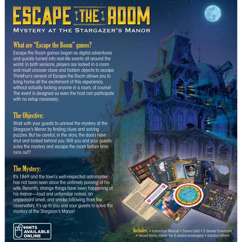 ThinkFun - Escape Room: Stargazerâ€™s Manor