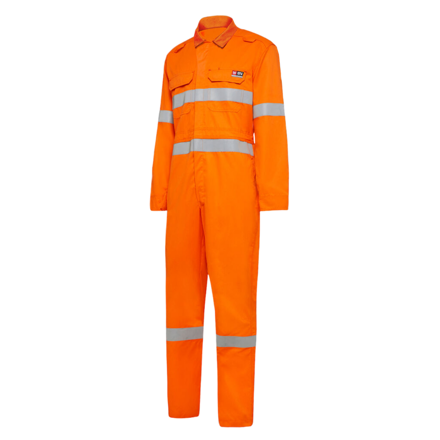 KingGee Men's Shieldtec Fr Light Weight Hi Vis Taped Coverall - Safety Orange