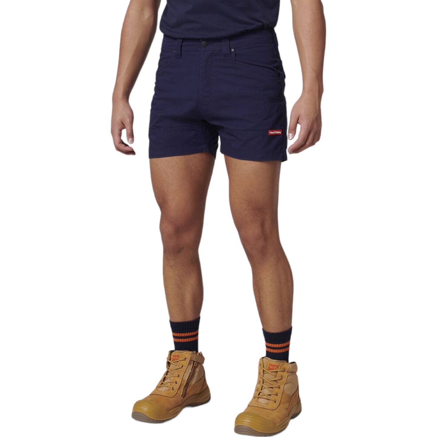 HARD YAKKA MEN'S 3056 MENS RIPSTOP UTILITY SHORT - NAVY