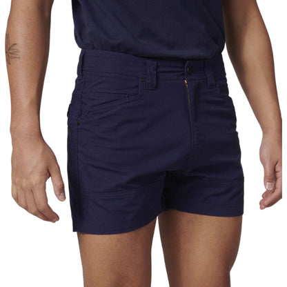 HARD YAKKA MEN'S 3056 MENS RIPSTOP UTILITY SHORT - NAVY