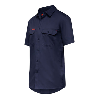 Hard Yakka Men's Koolgear Ventilated Short Sleeve Shirt - Navy