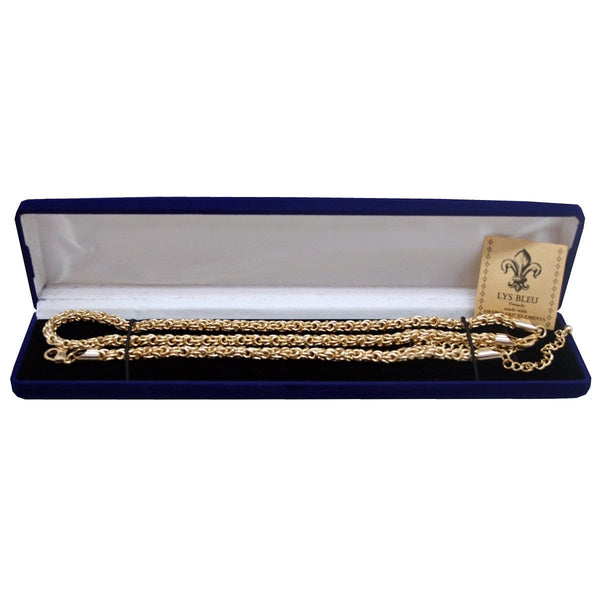 [Clearance] Lys Bleu Golden Ropes Necklace & Bracelet Set