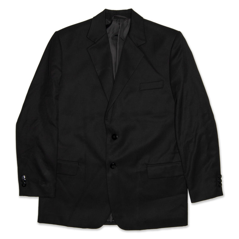 Fred Bracks Single Breasted 2 Button Boy's Jacket - Black Workwear Fred Bracks 