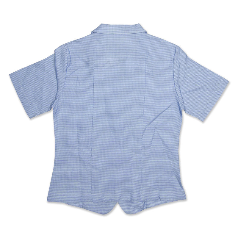 StyleCorp Short Sleeve Cotton Checked Women's Shirt - Blue/White Workwear StyleCorp 