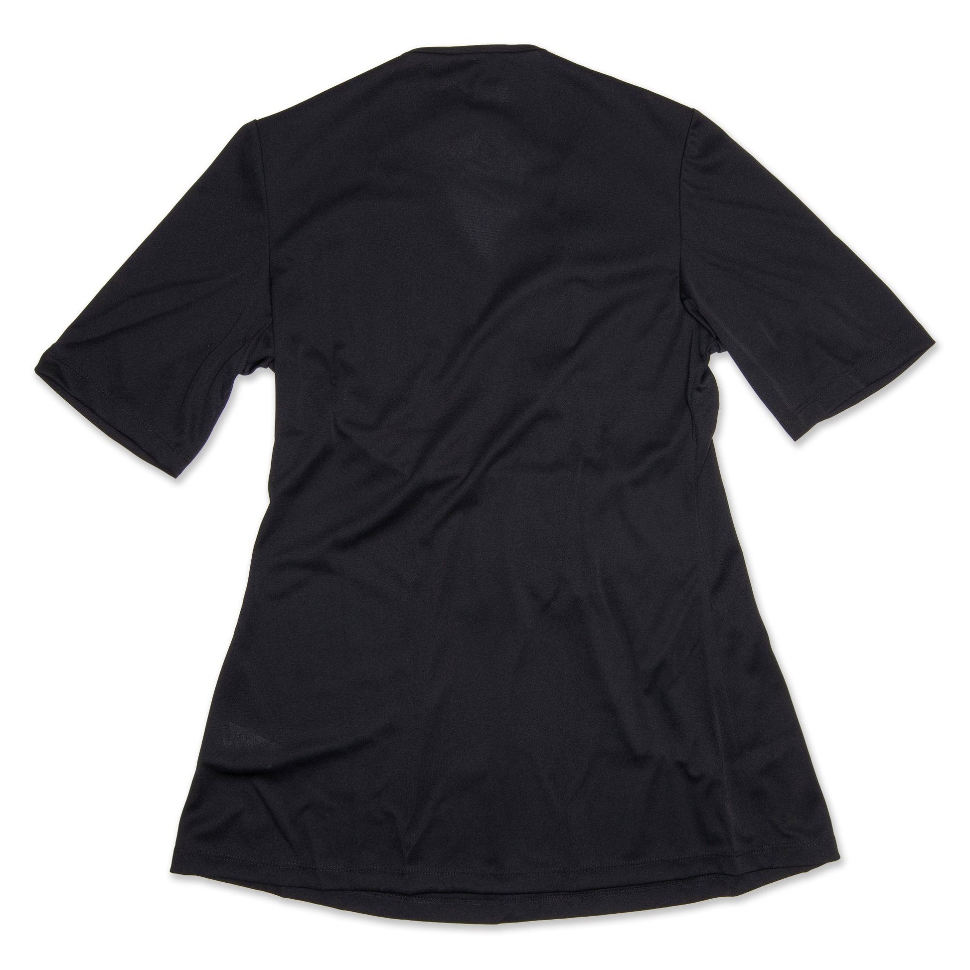 StyleCorp Short Sleeve V-Neck Flattering Blouse - Black Workwear StyleCorp 