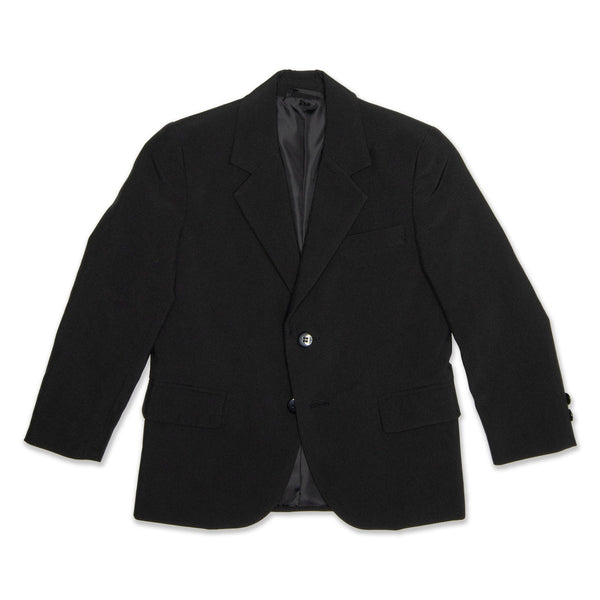 Fred Bracks Single Breasted 2 Button Boy's Jacket - Black Workwear Fred Bracks 