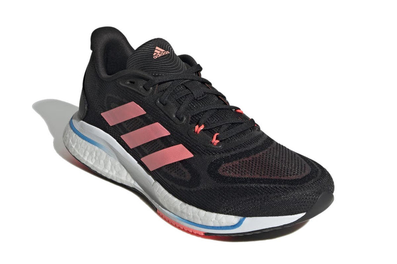 Adidas Women's Supernova+ Running Shoes (Core Black/Acid Red/Turbo)