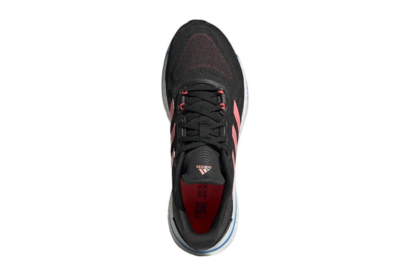 Adidas Women's Supernova+ Running Shoes (Core Black/Acid Red/Turbo)