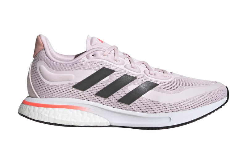 Adidas Women's Supernova Running Shoes (Almost Pink/Carbon/Turbo)
