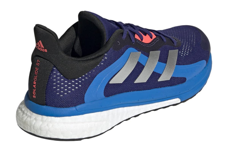 Adidas Men's Solar Glide 4 ST Running Shoes (Legacy Indigo/Silver Metallic/Turbo)