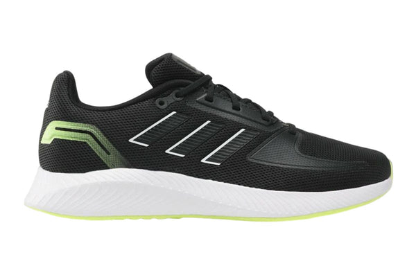 Adidas Men's Runfalcon 2.0 Running Shoes (Core Black/Core Black/Pulse Lime)
