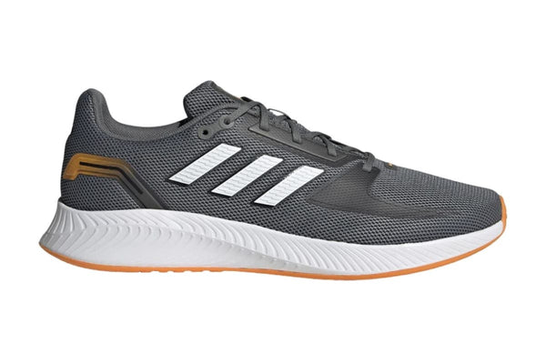 Adidas Men's Runfalcon 2.0 Running Shoes (Grey Four/White/Orange Rush)