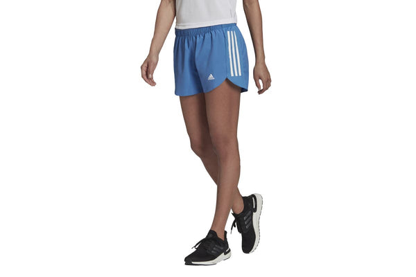 Adidas Women's Run It Shorts (Focus Blue/White)