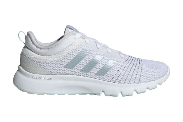 Adidas Women's Flex 2 Running Shoes (White/Vision Metallic/Dash Grey)