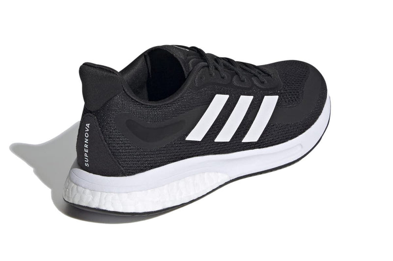 Adidas Women's Supernova Running Shoes (Core Black/Cloud White/Halo Silver)