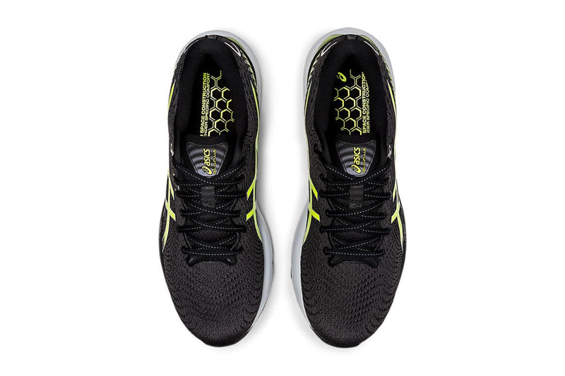 Asics Men's Gel-Cumulus 24 Running Shoes (Black/Hazard Green)