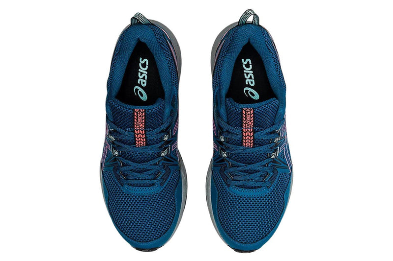 ASICS Women's Gel-Venture 8 Running Shoe (Deep Sea Teal/Blazing Coral)